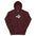 Leo Zodiac Embroidered Hoodie - Maroon Color - https://ascensionemporium.net