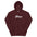 Pisces Zodiac Embroidered Hoodie - Maroon Color - https://ascensionemporium.net