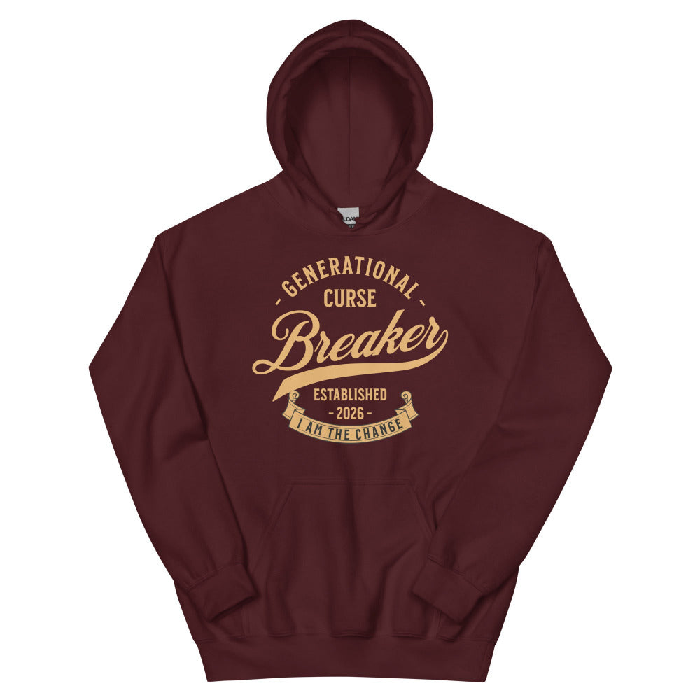 Generational Curse Breaker Hoodie - Maroon Color - https://ascensionemporium.net