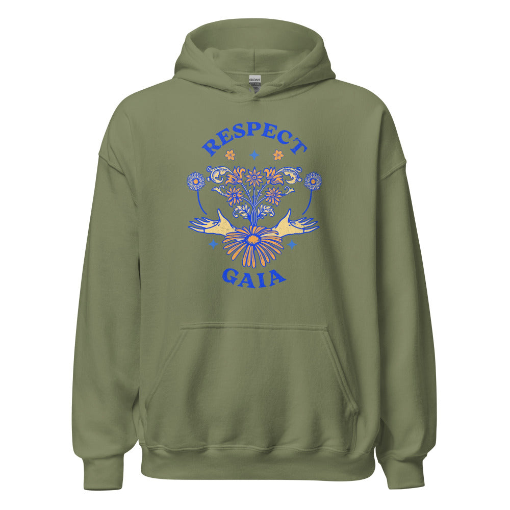 Respect Gaia Hoodie - Military Color