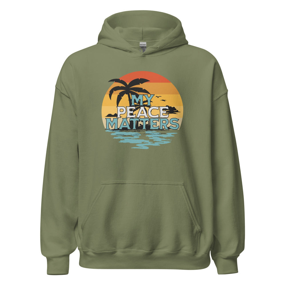 My Peace Matters Hoodie- Military Green Color - https://ascensionemporium.net