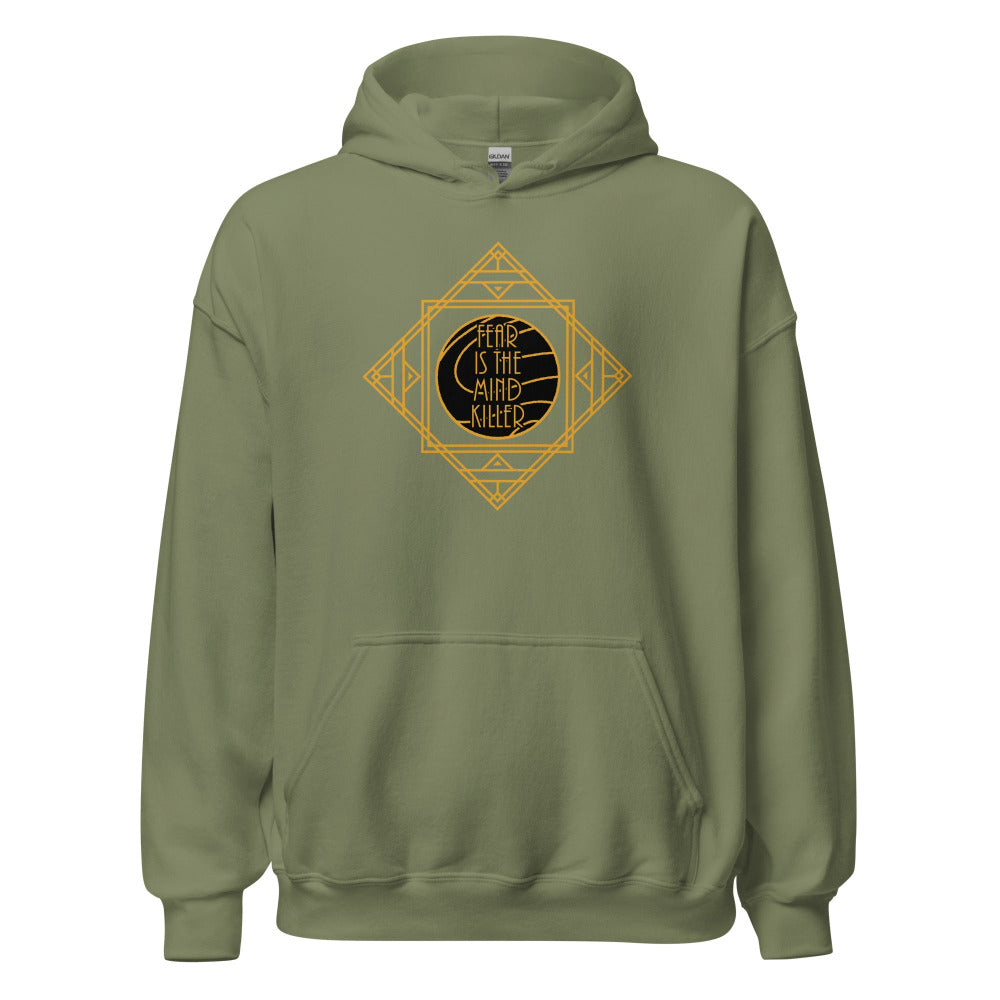 Dune Fear Is The Mind Killer Hoodie - Military Green Color - https://ascensionemporium.net