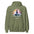 Namaste Yoga Meditation Hoodie - Lotus Flower Mandala - Military Green Color - https://ascensionemporium.net