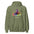 Breathe Rainbow Garden Hoodie - Military Green Color - https://ascensionemporium.net