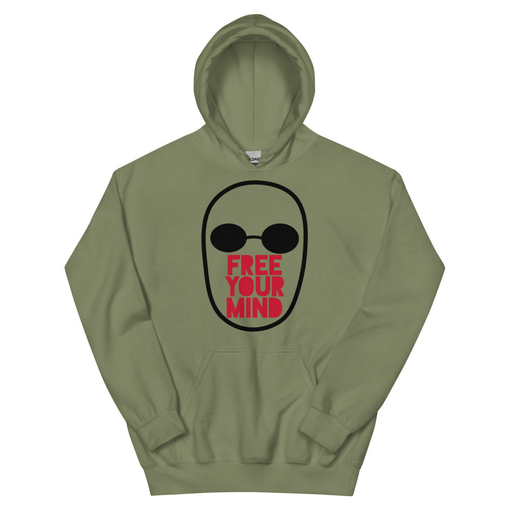 Free Your Mind Hoodie - Military Green Color - https://ascensionemporium.net