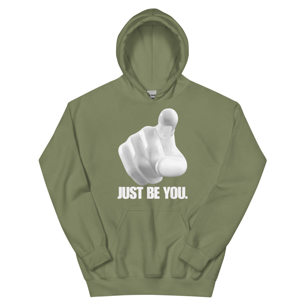 Just Be You Hoodie - Military Green Color - https://ascensionemporium.net