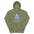 I'd Rather Be Meditating Unicorn Hoodie - Military Green Color - https://ascensionemporium.net