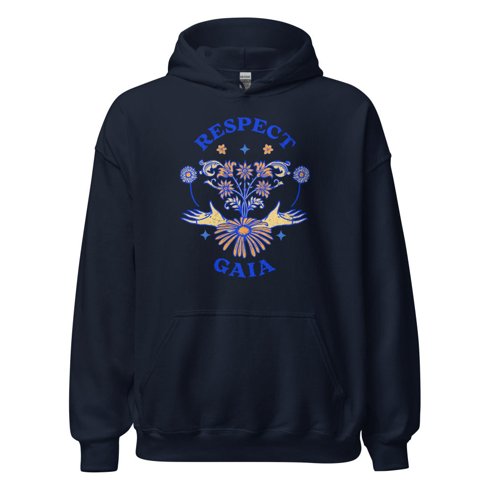 Respect Gaia Hoodie - Navy Color