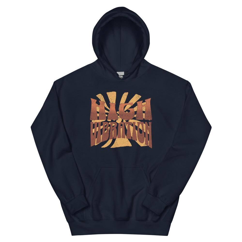 High Vibration Hoodie - Navy Color - https://ascensionemporium.net