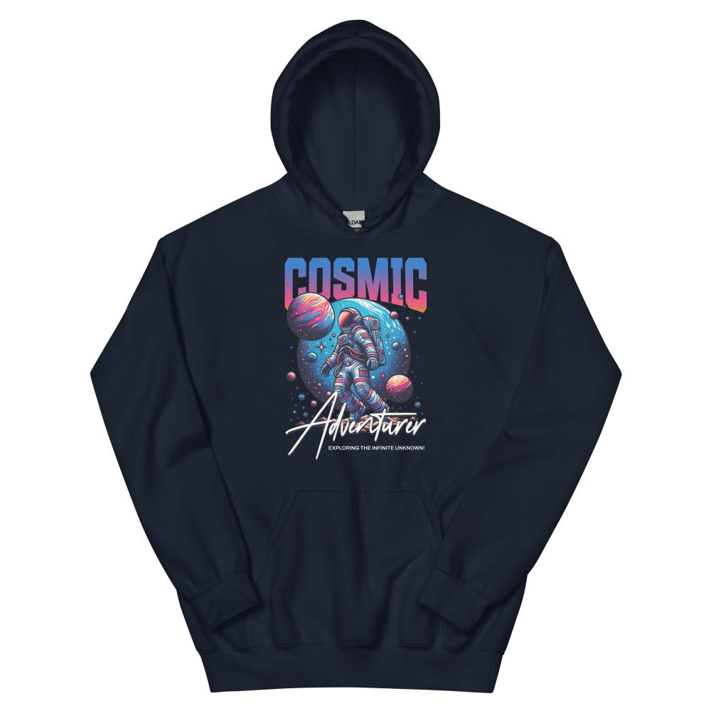 Cosmic Adventurer Hoodie - Navy Color - https://ascensionemporium.net