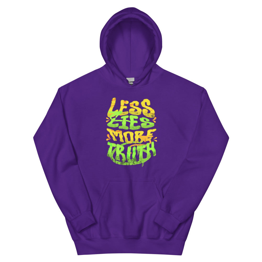 Less Lies More Truth Hoodie - Purple Color - https://ascensionemporium.net
