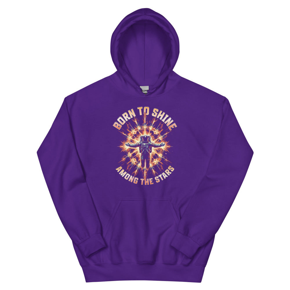 Born To Shine Among The Stars Hoodie - Purple Color - https://ascensionemporium.net