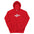 Libra Zodiac Embroidered Hoodie - Red Color - https://ascensionemporium.net