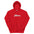 Taurus Zodiac Embroidered Hoodie - Red Color - https://ascensionemporium.net