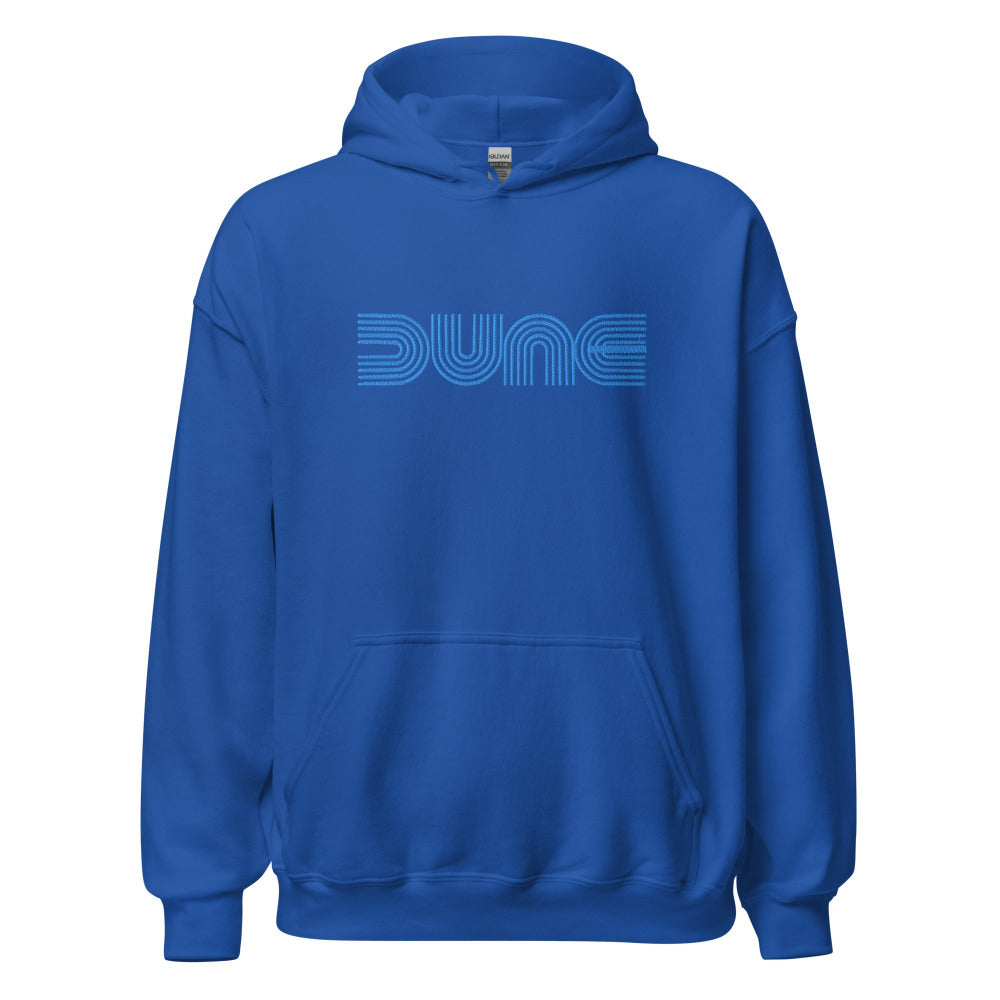 Dune Hoodie - Royal Color - Blue Embroidery - https://ascensionemporium.net