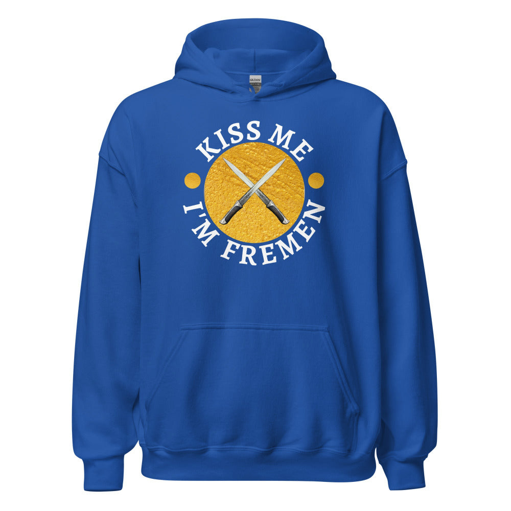 Kiss Me I'm Fremen Hoodie - Royal Color - https://ascensionemporium.net