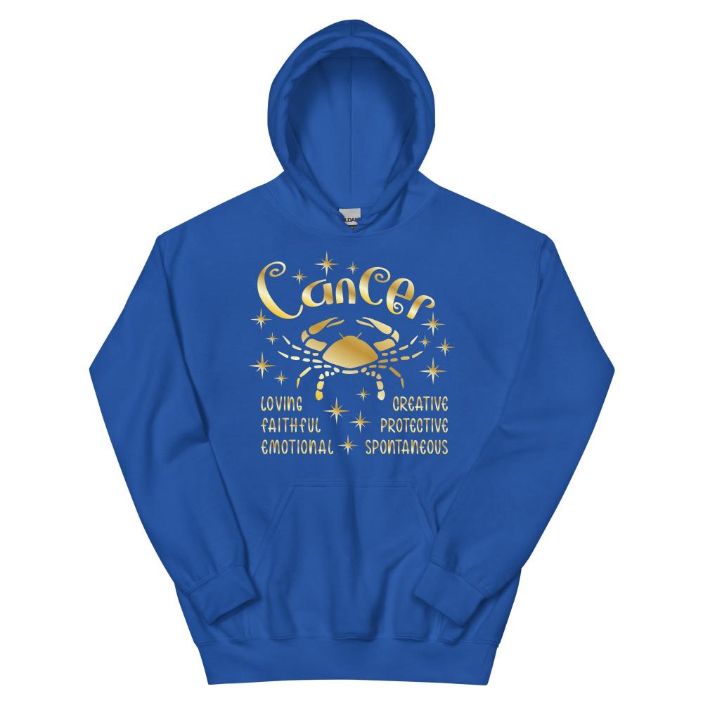 Cancer Zodiac Positive Traits Hoodie - Royal Color - https://ascensionemporium.net