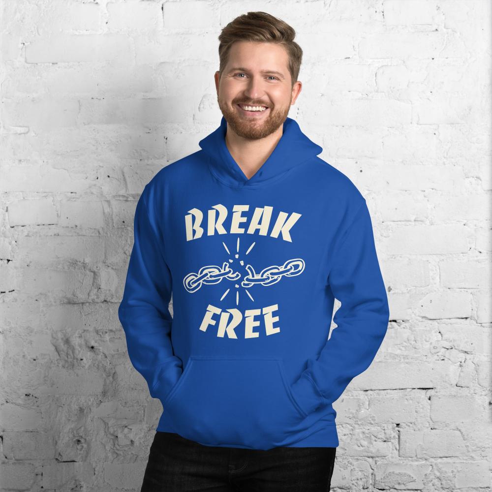 Break Free Hoodie - Royal Color - https://ascensionemporium.net