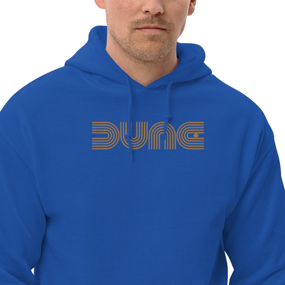 Dune Geometric Embroidered Hoodie - Royal Color - https://ascensionemporium.net