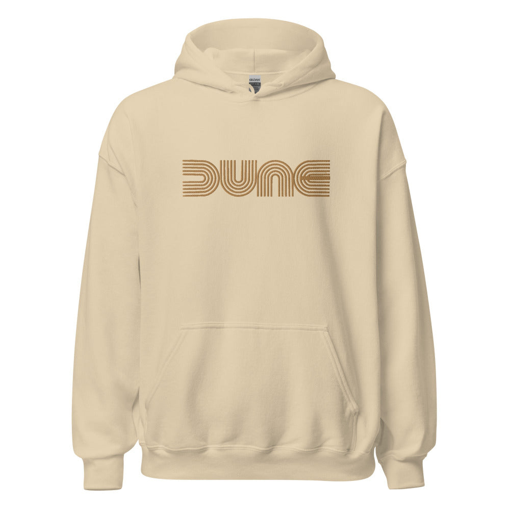 Dune Hoodie - Sand Color - Gold Embroidery - https://ascensionemporium.net