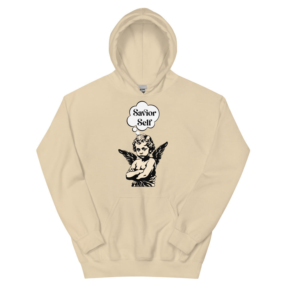 Savior Self Boy Angel Hoodie - Sand Color - https://ascensionemporium.net