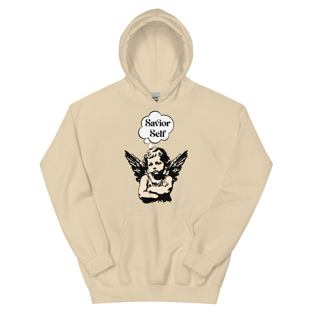 Savior Self Girl Angel Hoodie - Sand Color - https://ascensionemporium.net