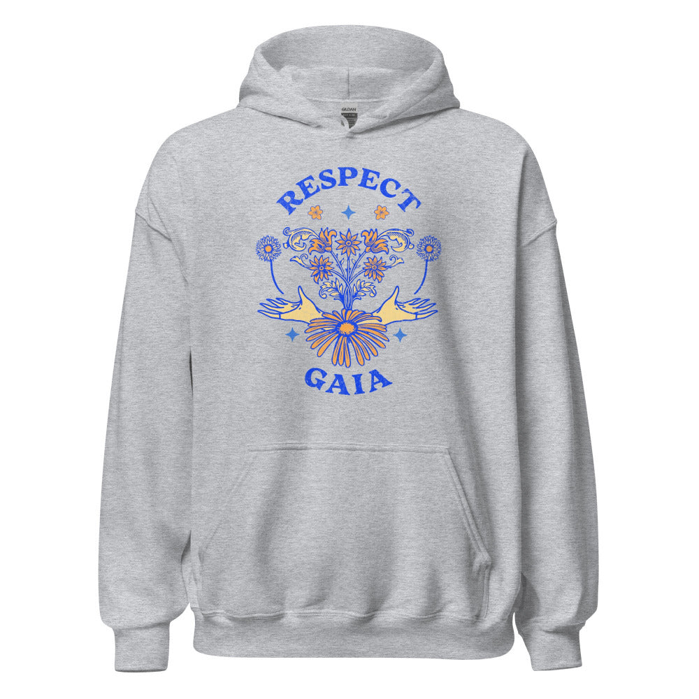 Respect Gaia Hoodie - Sport Grey Color