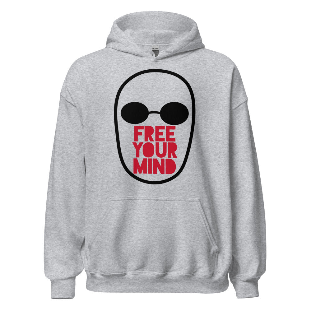 Free Your Mind Hoodie - Sport Grey Color