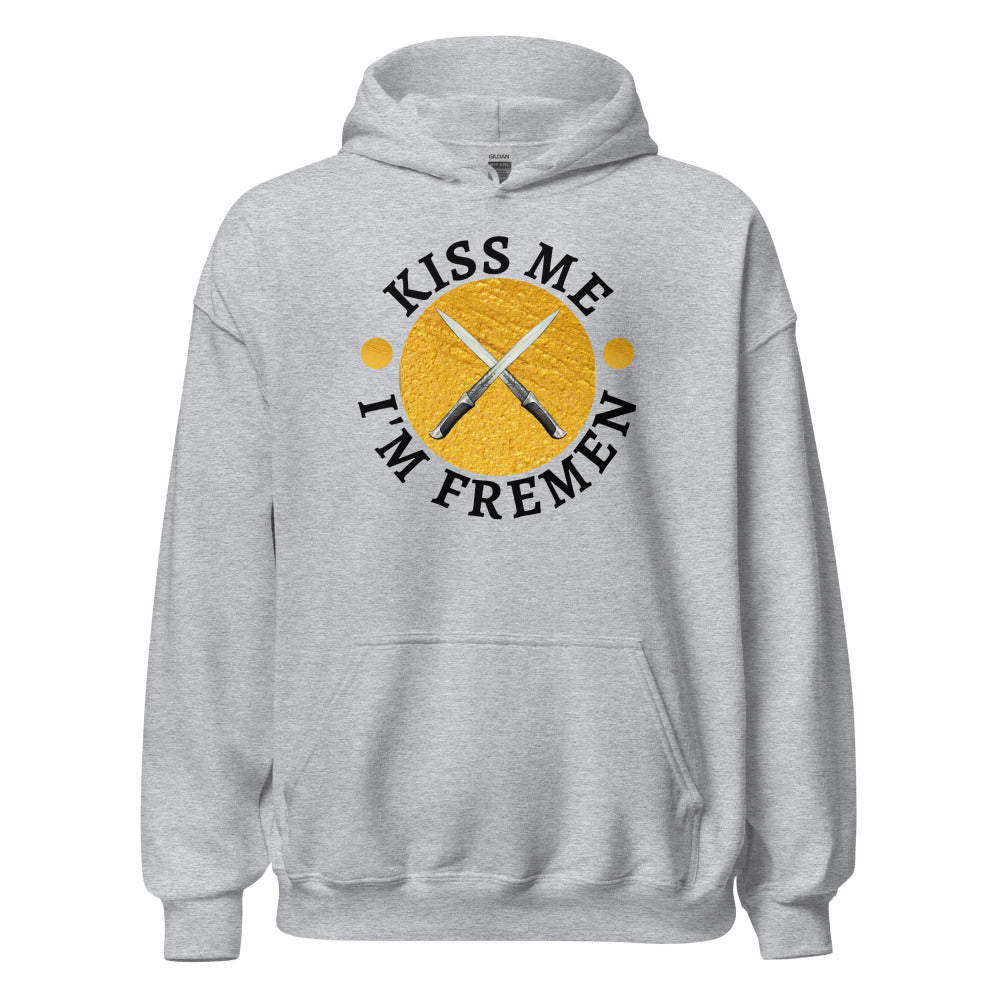 Kiss Me I'm Fremen Hoodie - Sport Grey Color - https://ascensionemporium.net