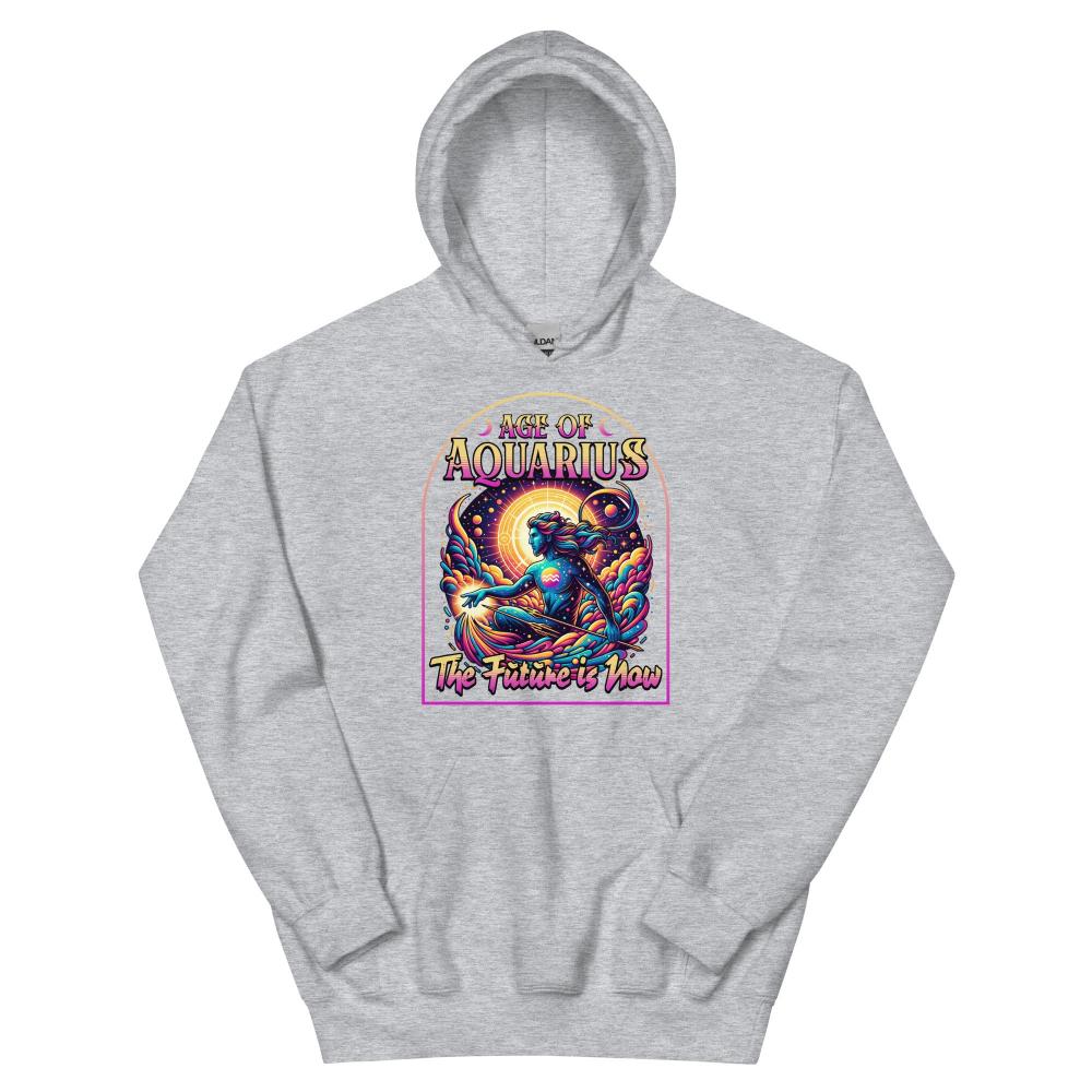 Age of Aquarius Hoodie - Sport Grey Color - https://ascensionemporium.net