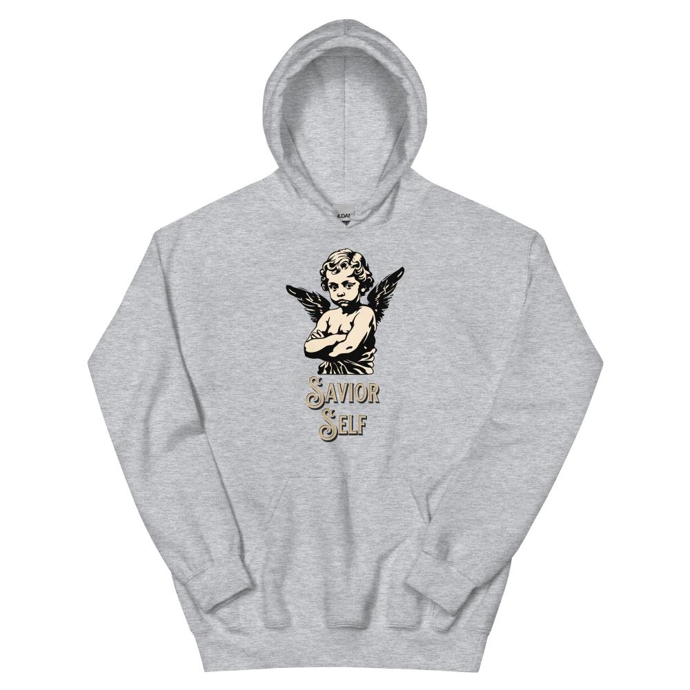 Savior Self Boy Angel Hoodie - Sport Grey Color - https://ascensionemporium.net