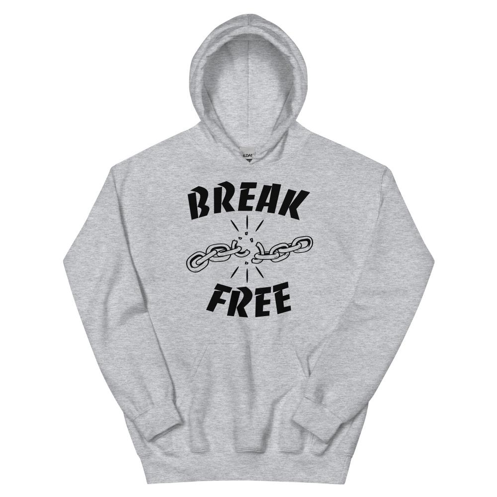 Break Free Hoodie - Sport Grey Color - https://ascensionemporium.net