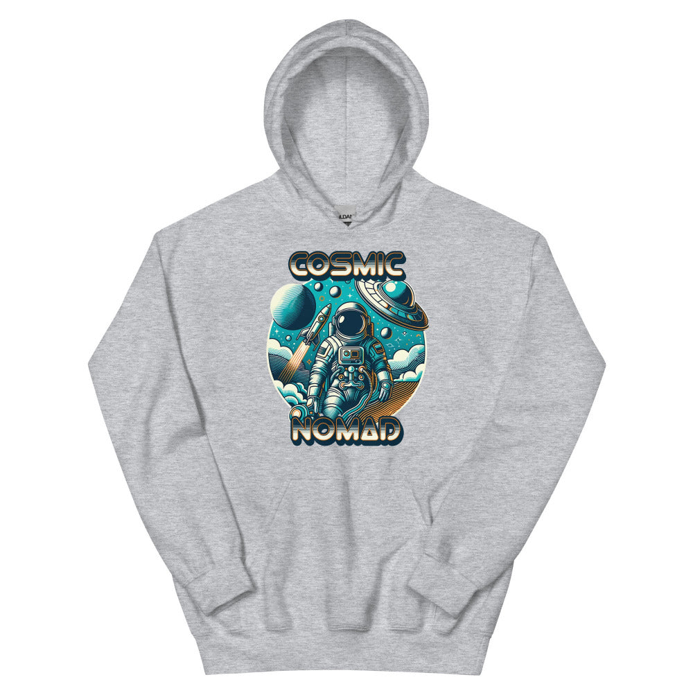 Cosmic Nomad Hoodie - Sport Grey Color - https://ascensionemporium.net