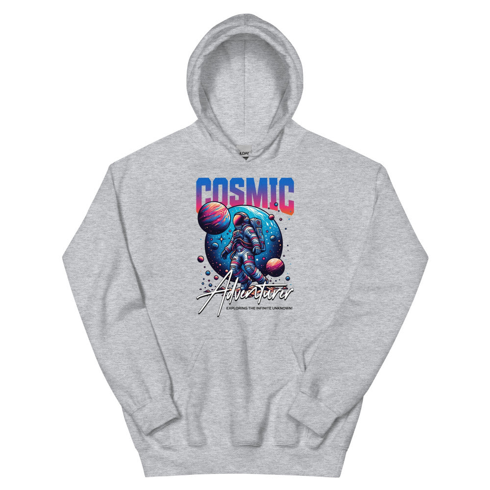 Cosmic Adventurer Hoodie - Sport Grey Color - https://ascensionemporium.net