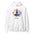 Breathe Yoga Meditation Hoodie - Flower Mandala - White Color