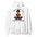 Can't Hear You I'm Meditating Hoodie - White Color