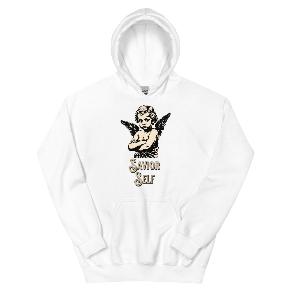 Savior Self Boy Angel Hoodie - White Color - https://ascensionemporium.net