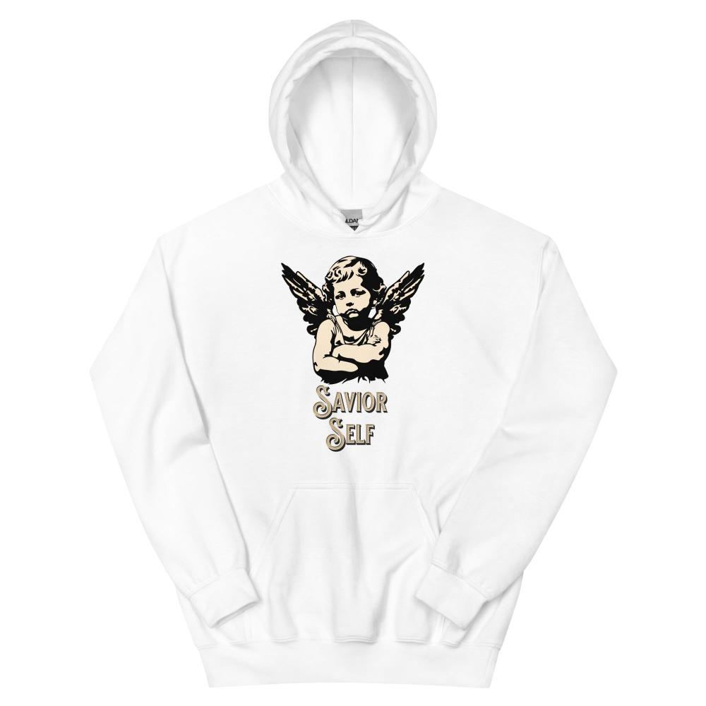 Savior Self Girl Angel Hoodie - White Color - https://ascensionemporium.net