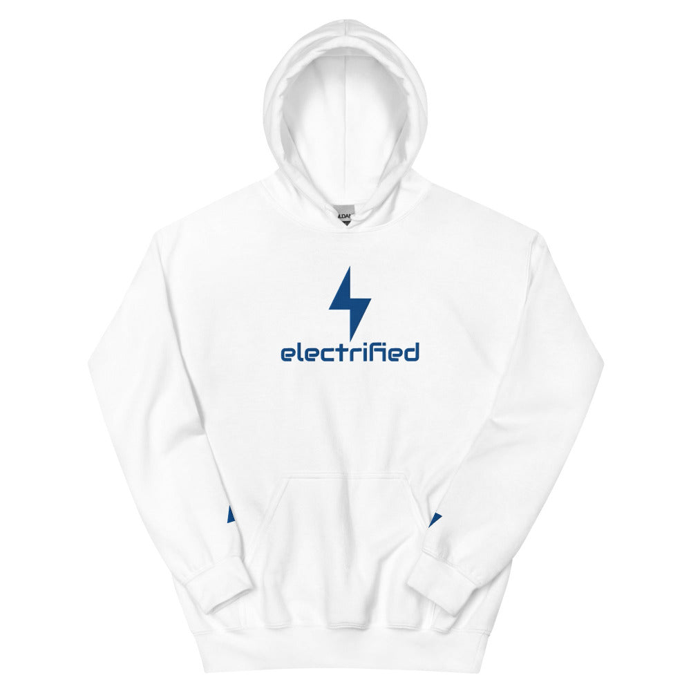 Electrified Embroidered Hoodie - White Color - https://ascensionemporium.net