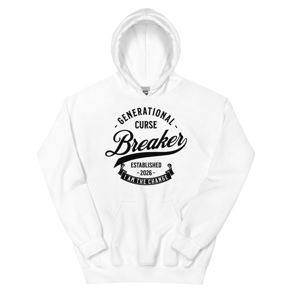 Generational Curse Breaker Hoodie - White Color - https://ascensionemporium.net