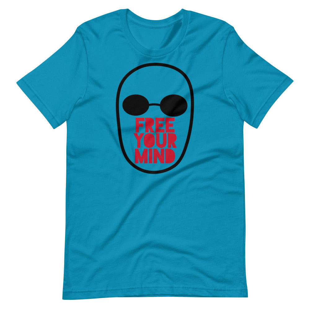 The Matrix Free Your Mind TShirt - Aqua Color - https://ascensionemporium.net