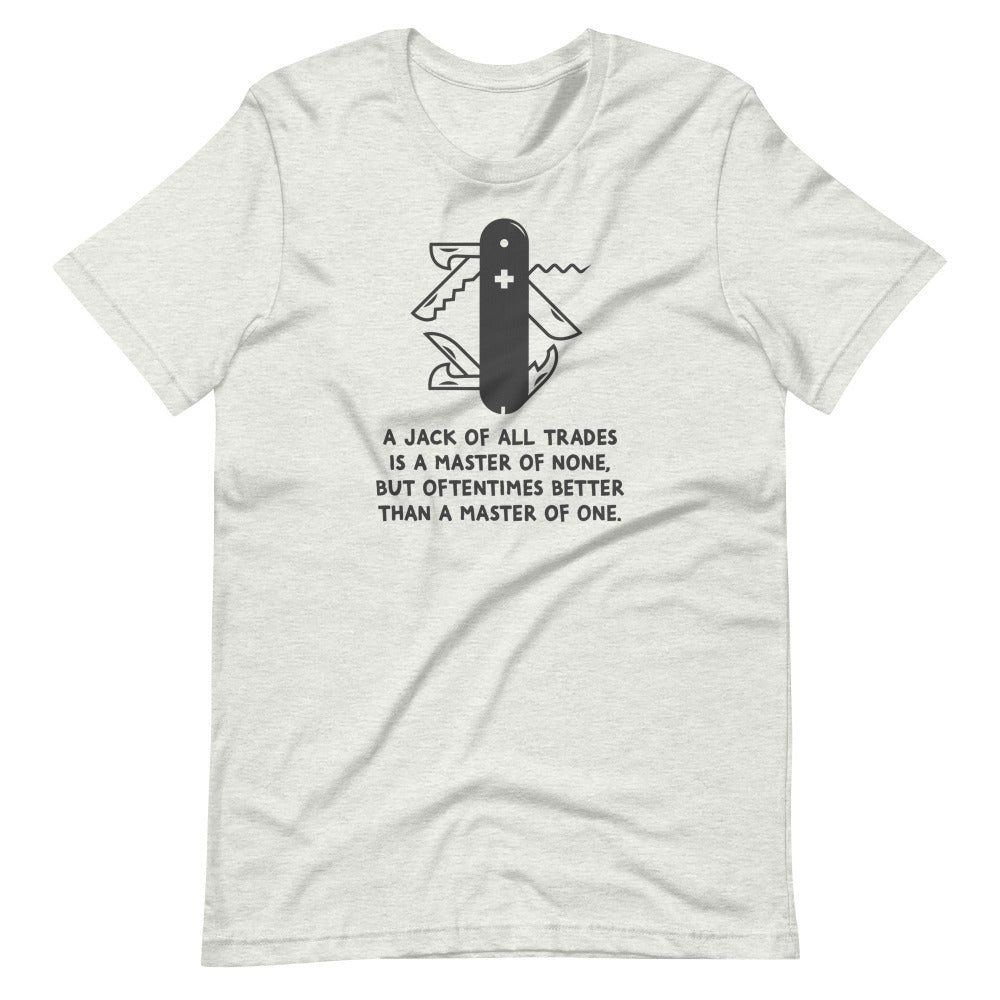 Jack Of All Trades TShirt - Ash Color - https://ascensionemporium.net