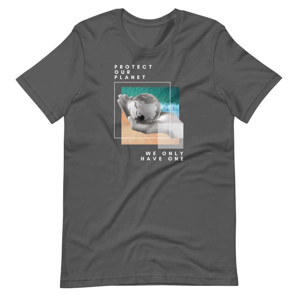 Protect Our Planet TShirt - Asphalt Color - https://ascensionemporium.net