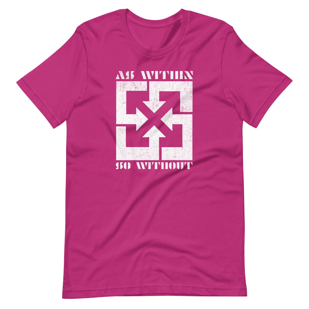 As Within So Without T-Shirt — Berry Color — https://ascensionemporium.net