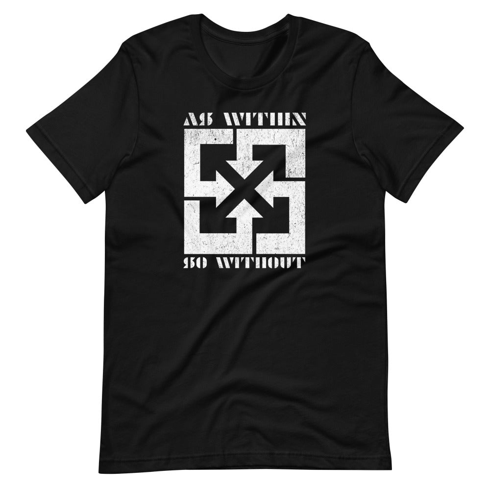 As Within So Without T-Shirt — Black Color — https://ascensionemporium.net