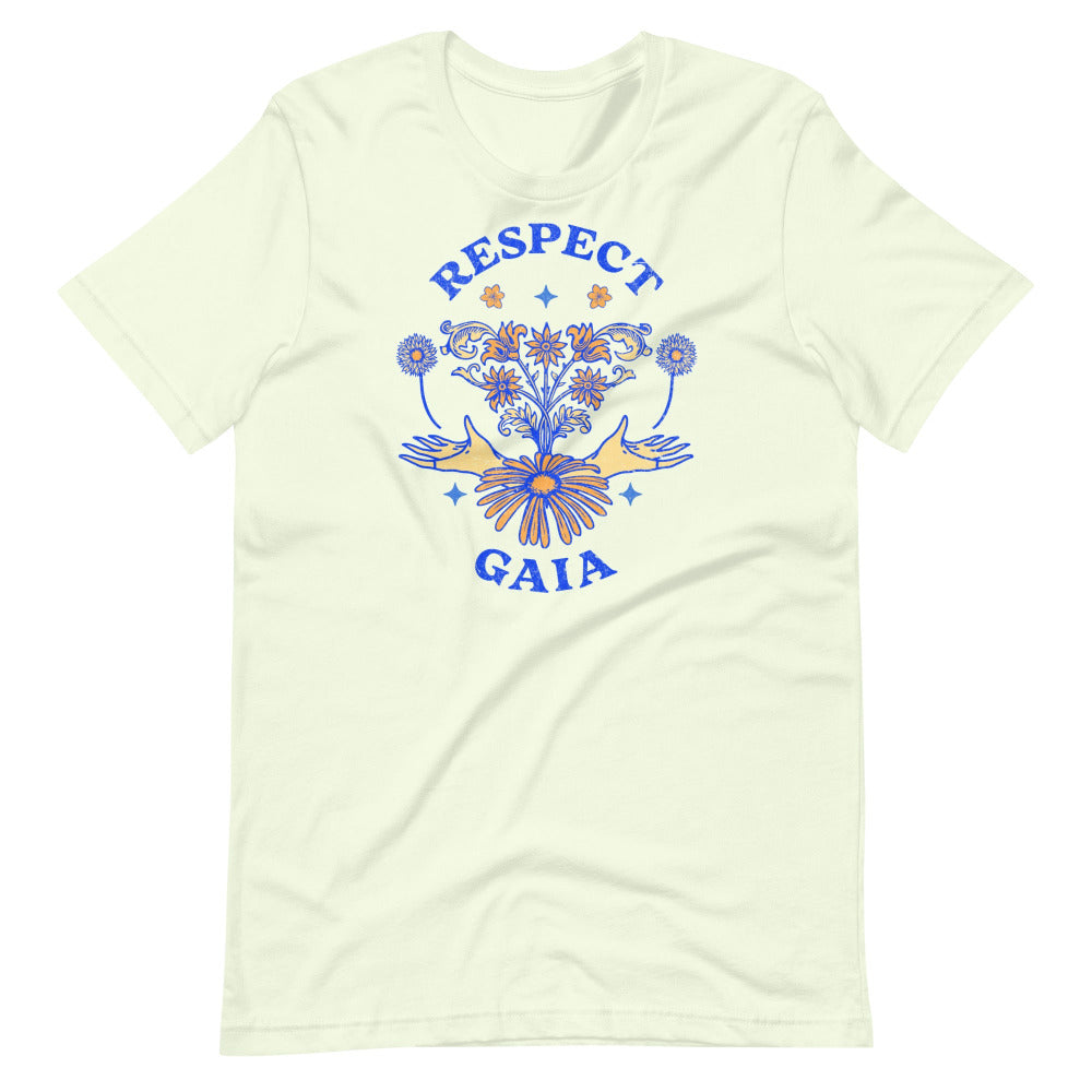 Respect Gaia TShirt - Citron Color