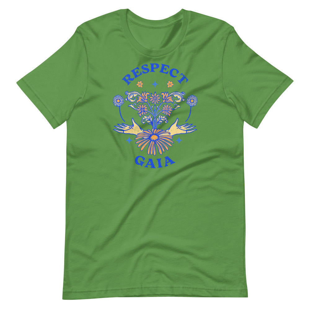 Respect Gaia TShirt - Leaf Color