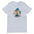 Namaste Yoga Meditation TShirt - Watercolor Clouds - Light Blue Color