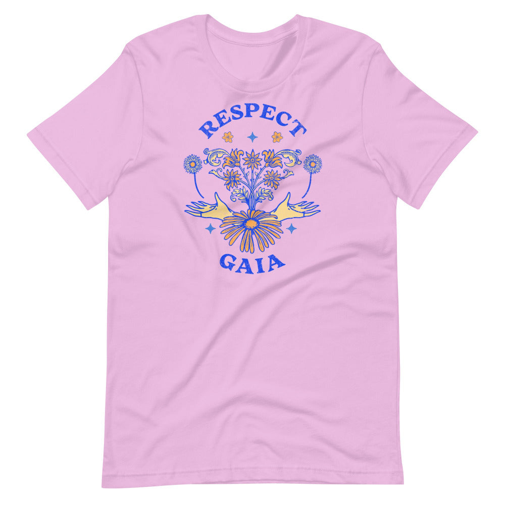 Respect Gaia TShirt - Lilac Color