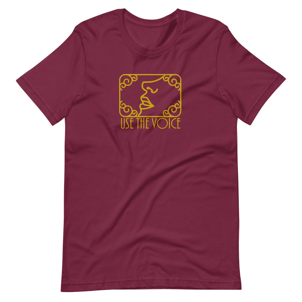 Dune Use The Voice Embroidered TShirt - Maroon Color - https://ascensionemporium.net